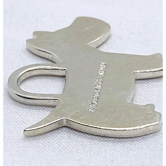 SOLD!!! Tiffany & Co Scottie Dog Charm Pendant in 925 Sterling Silver - Picture 8 of 8